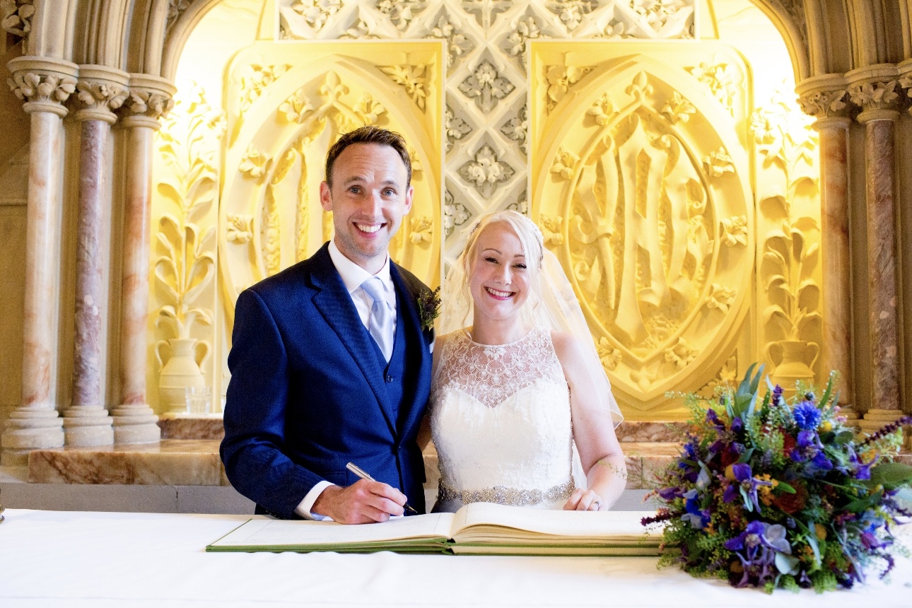Signing the register