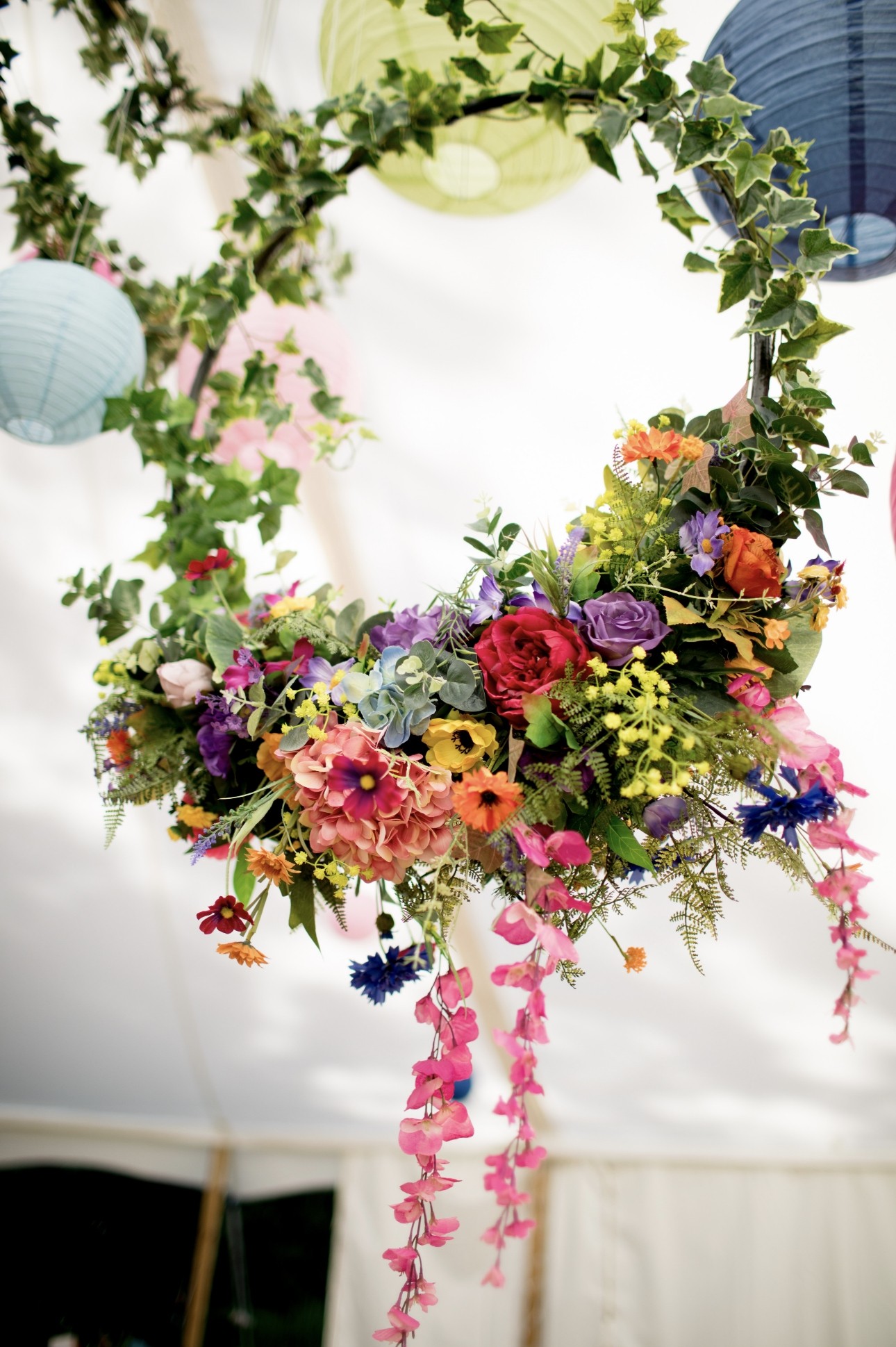 Floral hoop