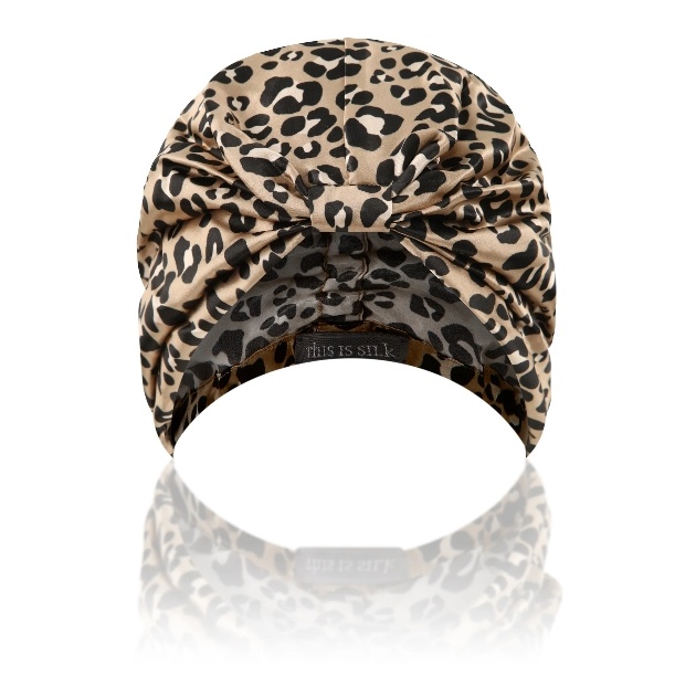 leopard print This Is Silk hair wrap