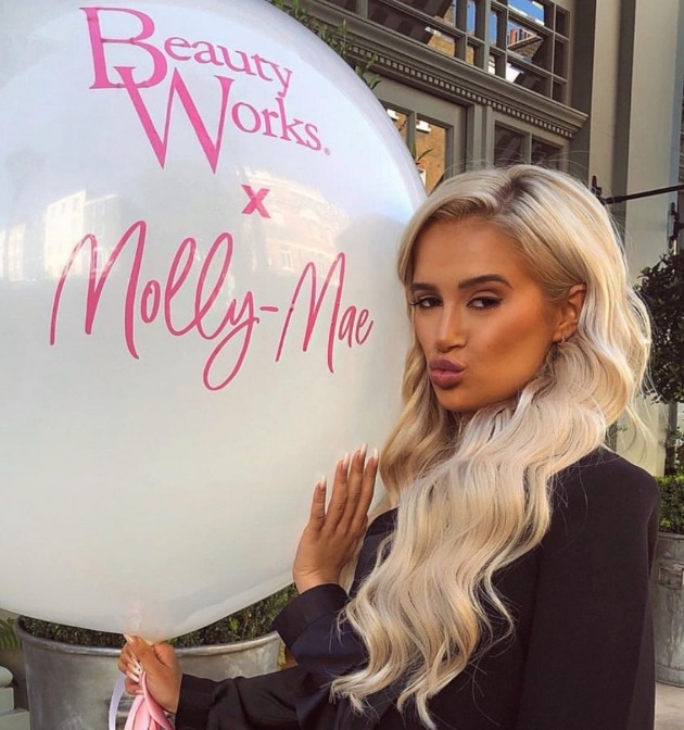 Molly Mae - brand ambassador for beauty works
