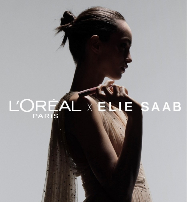 Luna Grothe for L'oreal x elie saab