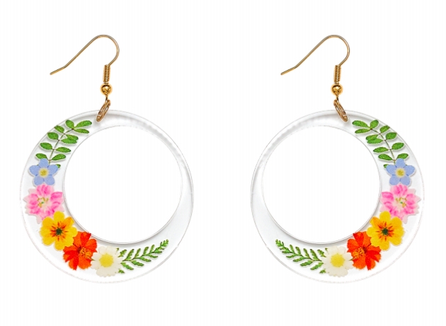 Flower Moon Earrings by Tatty Devine