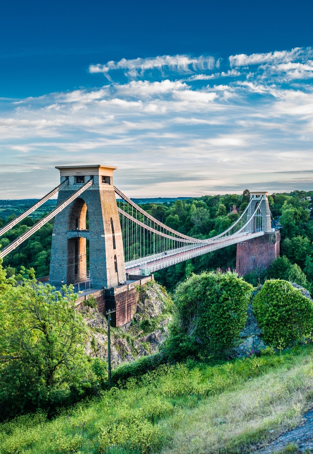 Clifton bridge in Bristol