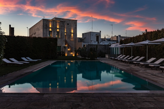 Outdoor pool at Palazzo Ducale Venturi