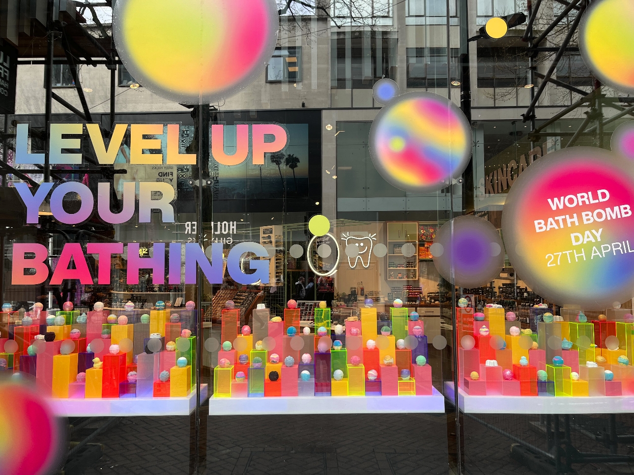 exterior of lush store