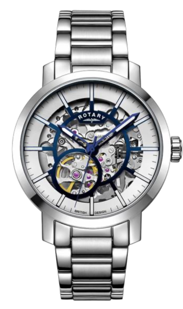 ROTARY GREENWICH SKELETON AUTOMATIC GENTS WATCH - GB05356/05