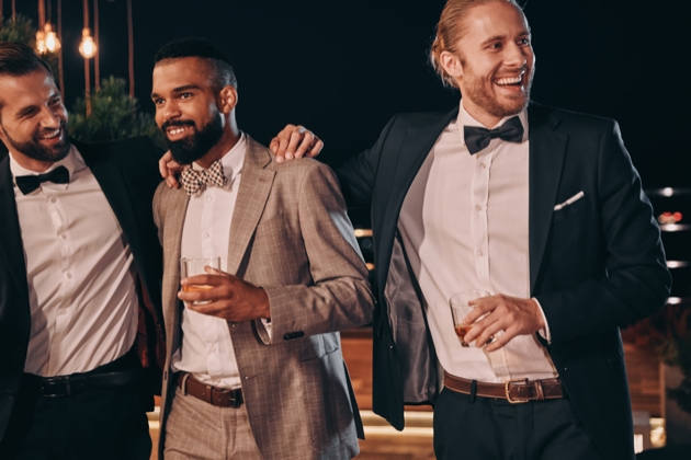 Groom and groomsmen