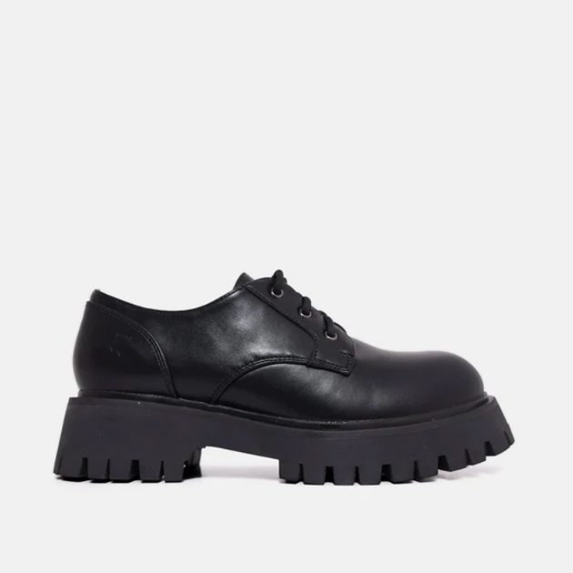 Black platform shoes
