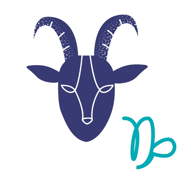 logo of a goat head for Capricorn 