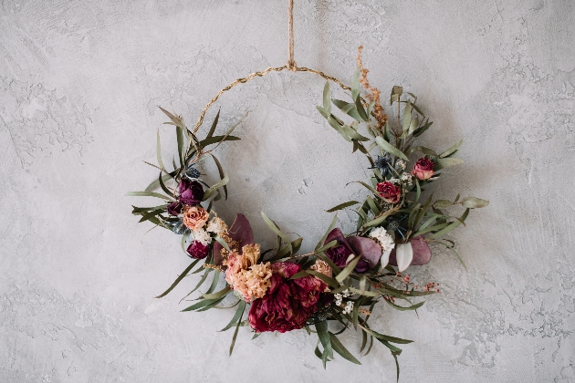 floral hoop