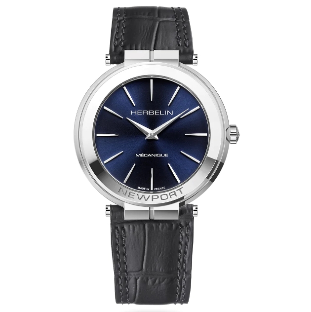 Herbelin Newport Slim Mechanical Men's Blue Watch