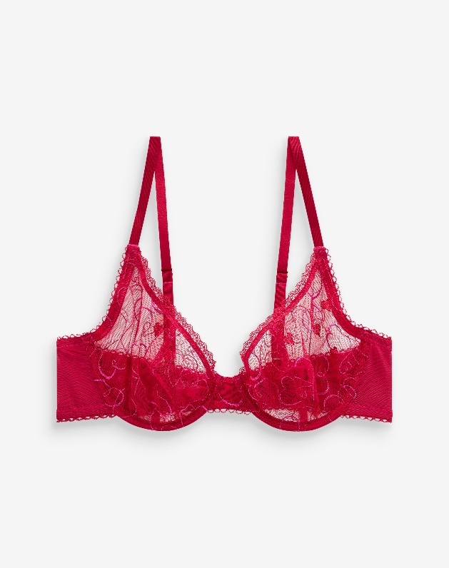 Red bra from the Valentine's Day collection from NEXT