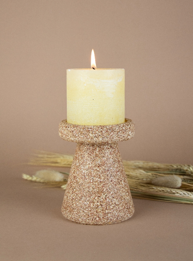 large cork candle holder