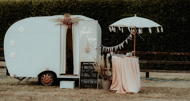 Vintage photo booth