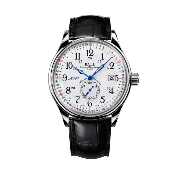 black leather strap watch 