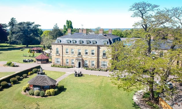 Orsett Hall large country house manicured grounds