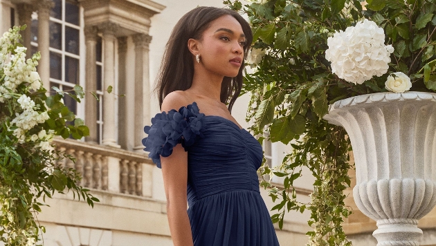 Navy bridesmaid dress from Next