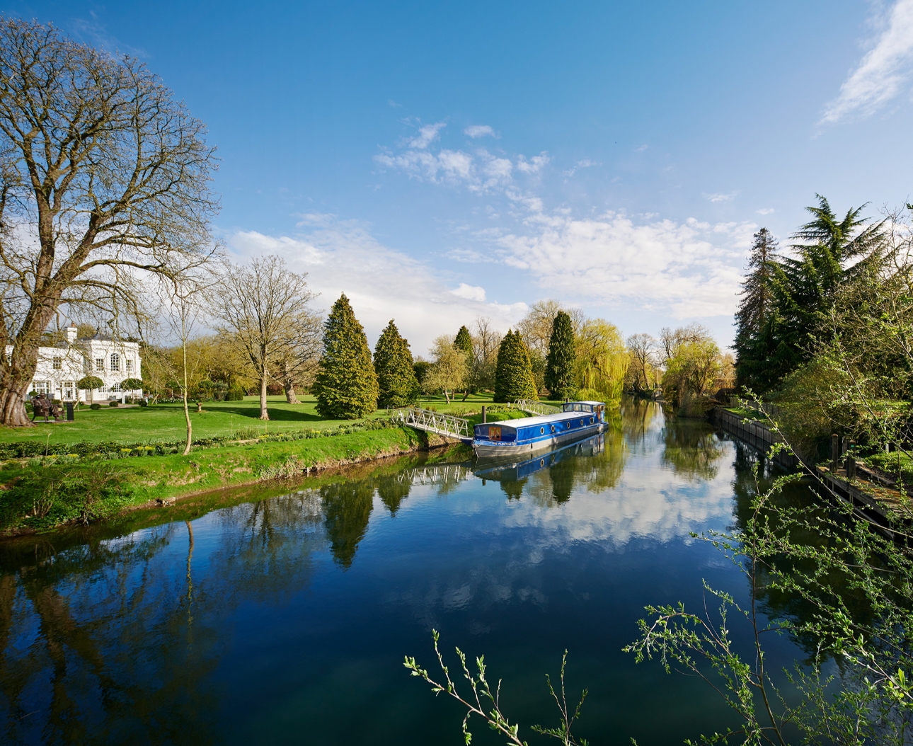 Monkey Island Estate in Bray, Berkshire on the River Thames