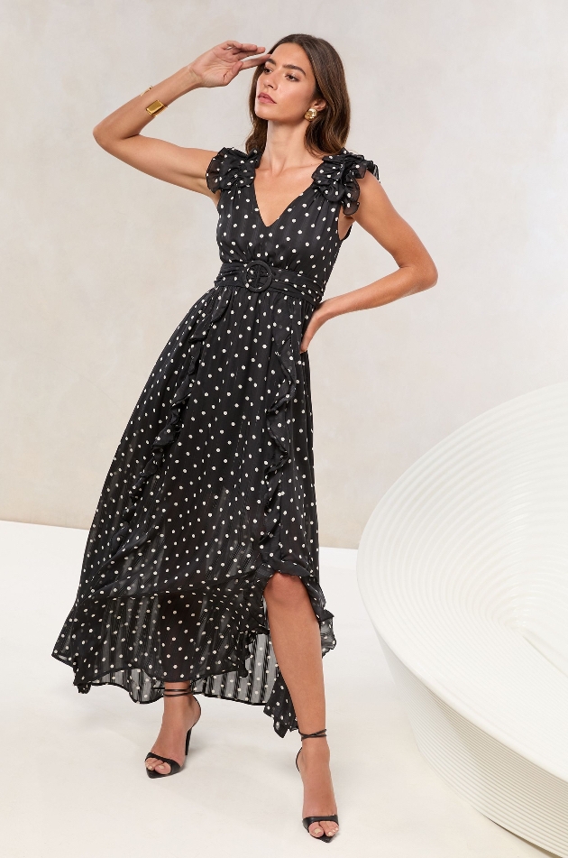 Black and white polka dot dress from NEXT