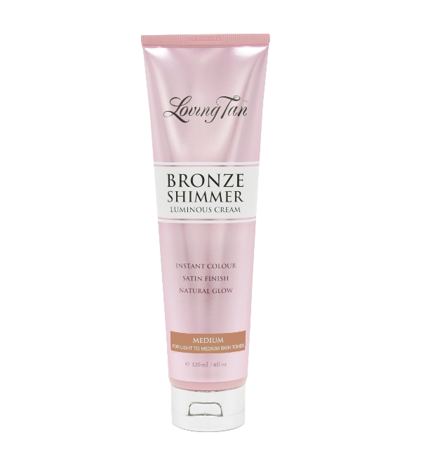 loving tan bronze shimmer luminous cream 
