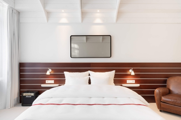 Ruby Hotel white bedroom