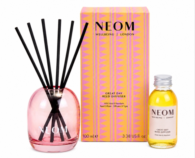  NEOM Wellbeing's reed diffuser