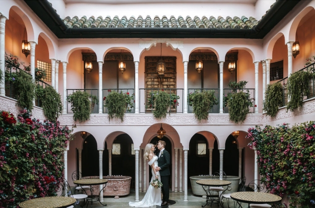 Port Lympne Moroccan courtyard 