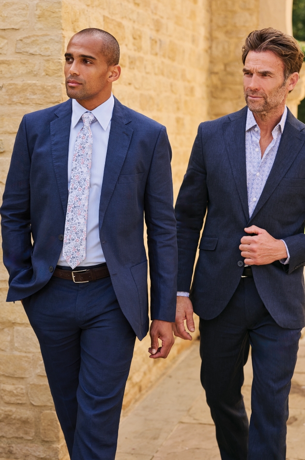 Models wearing Brook Taverner Suits 