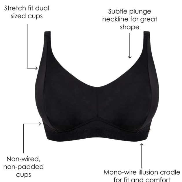 Curvy Kate subtle plunge bra from The Bradrobe