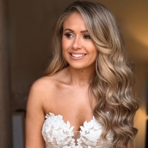 Carly Cox Wedding Hair